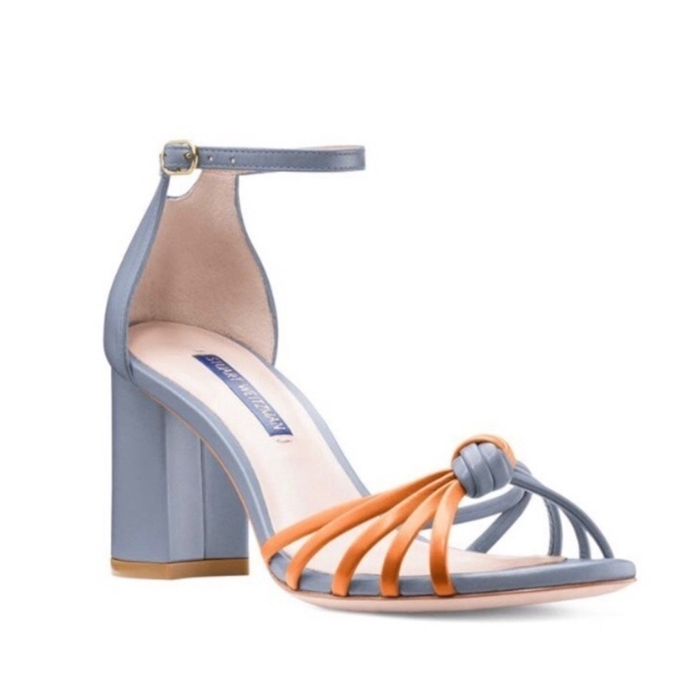 Stuart Weitzman Blue and Orange Heels